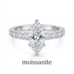 טבעת   Élégance Marquise Silver