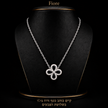 Fiore Necklace - Black