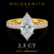 טבעת  Élégance Marquise Gold